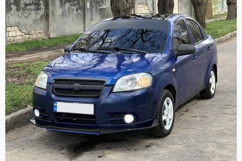 Yleismallinen etupuskurin lip spoiler Niken Blue (ABS) Kuva 3