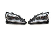Lexus IS 2005–2013 OEM V2 Silver ajovalot (2 kpl) kuva 2