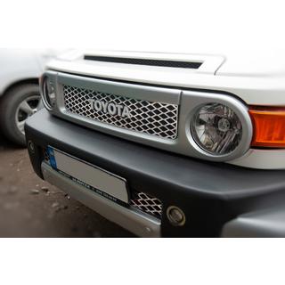 Kromatut maskilistat (ruostumaton teräs) Toyota FJ Cruiser 2006–2022 kuva 3