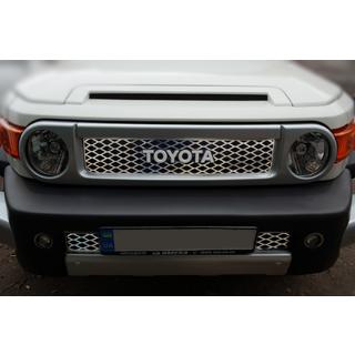 Kromatut maskilistat (ruostumaton teräs) Toyota FJ Cruiser 2006–2022 kuva 1