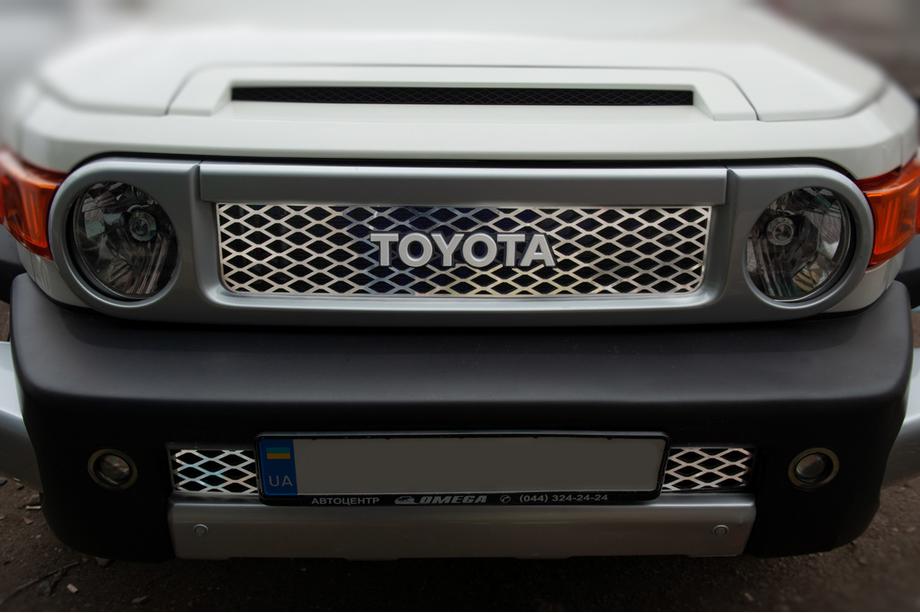 Toyota FJ Cruiser 2006–2022 Kromatut maskilistat (ruostumaton teräs) Image