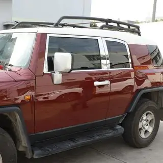 Ikkunalistojen sarja (ruostumaton teräs, 16 osaa) Toyota FJ Cruiser 2006–2022 kuva 2