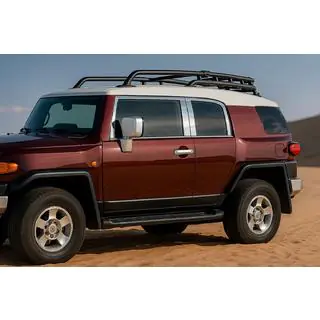 Ikkunalistojen sarja (ruostumaton teräs, 16 osaa) Toyota FJ Cruiser 2006–2022 kuva 1