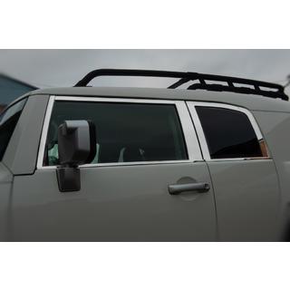 Ikkunalistojen sarja (ruostumaton teräs, 16 osaa) Toyota FJ Cruiser 2006–2022 kuva 3