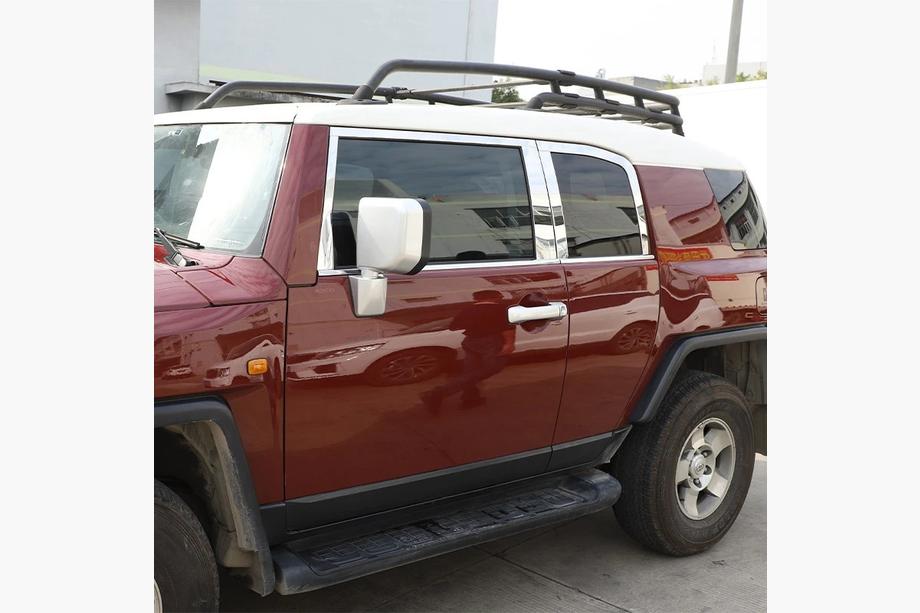 Toyota FJ Cruiser 2006–2022 Ikkunalistojen sarja (ruostumaton teräs, 16 osaa) Kuva 5