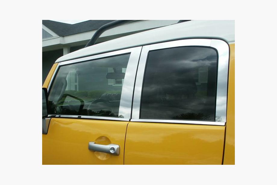 Toyota FJ Cruiser 2006–2022 Ikkunalistojen sarja (ruostumaton teräs, 16 osaa) Kuva 4