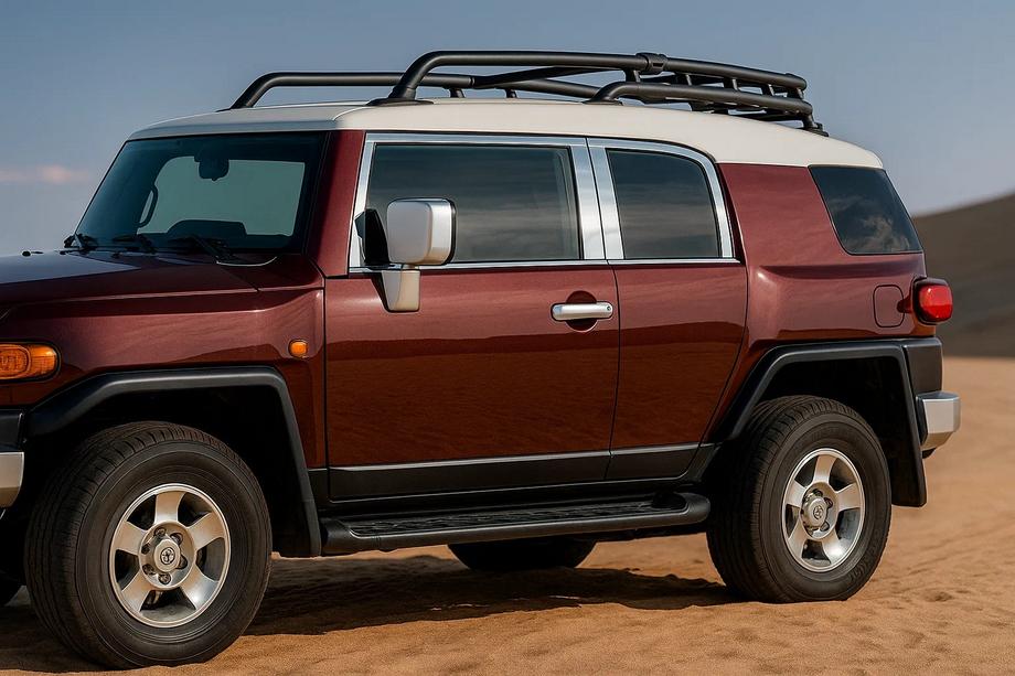 Toyota FJ Cruiser 2006–2022 Ikkunalistojen sarja (ruostumaton teräs, 16 osaa) Kuva 1
