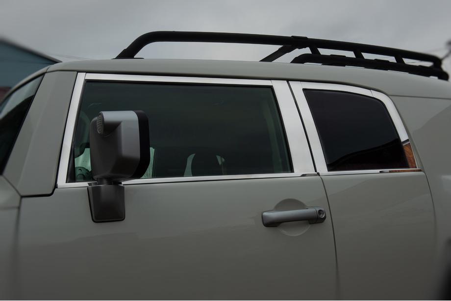 Toyota FJ Cruiser 2006–2022 Ikkunalistojen sarja (ruostumaton teräs, 16 osaa) Kuva 3
