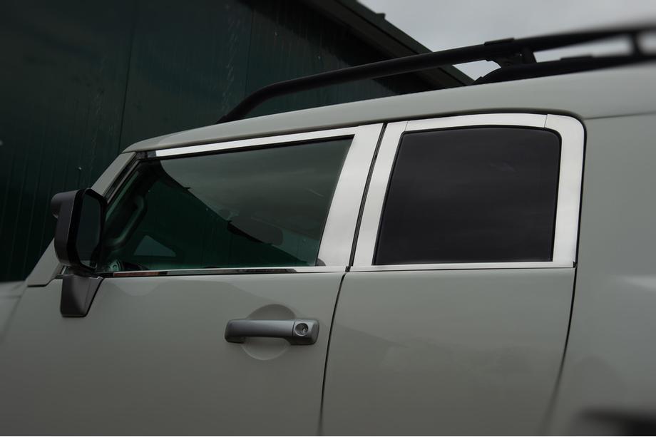 Toyota FJ Cruiser 2006–2022 Ikkunalistojen sarja (ruostumaton teräs, 16 osaa) Kuva 11