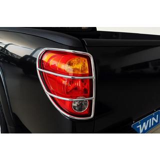 Takavalojen suojat, ruostumaton teräs (2 kpl) Mitsubishi L200 2006–2015 kuva 1