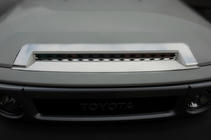 Toyota FJ Cruiser 2006–2022 Krominen konepellin lista (ruostumaton teräs) kuva 3