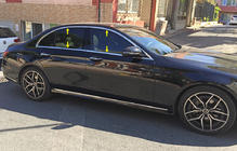 Mercedes E-class W213 2016–2023 Ikkunoiden täydellinen kehyslista (ruostumaton teräs) kuva 1