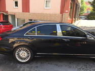 Mercedes S-class W221 2005–2013 Pilarilistat (6 kpl, ruostumaton teräs) kuva 1