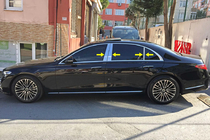 Mercedes S-class W223 2020– Pilarilistat (ruostumaton teräs) kuva 1