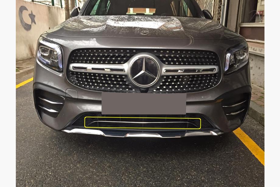 Mercedes GLB X247 2019– Kromilista etupuskuriin (ruostumaton teräs) Image