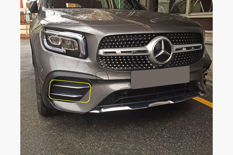 Mercedes GLB X247 2019– Etupuskurin sivulistat, ruostumatonta terästä Image