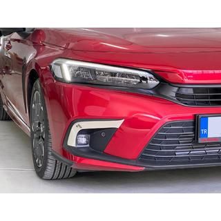 Sumuvalojen kromilistat (2 kpl, ruostumaton teräs) Honda Civic Sedan 2021– kuva 1