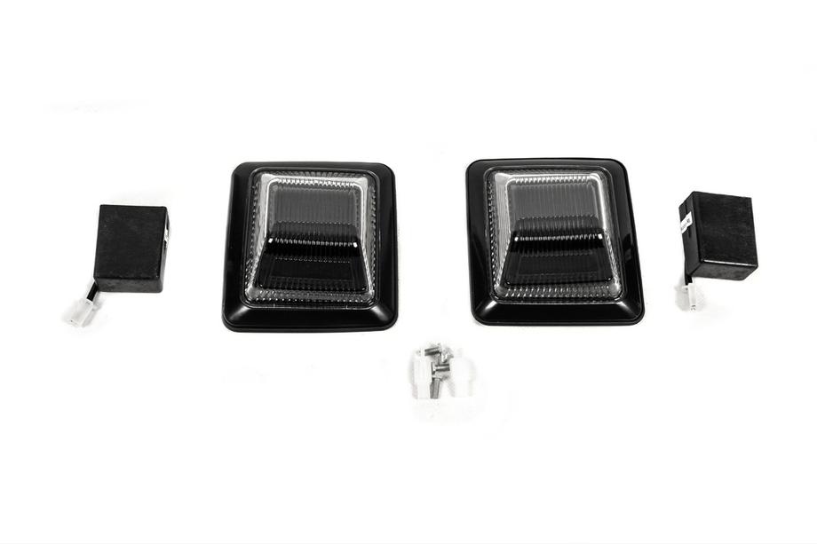 Mercedes G class W463 1990–2018 Black Design vilkun sivutoistimet (2 kpl) Image