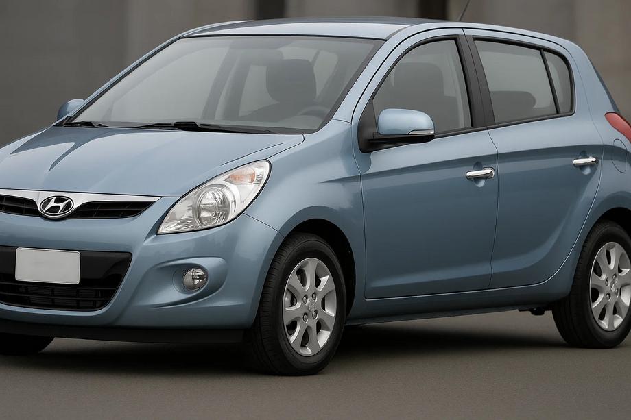 Hyundai I-20 2008–2012 Ovenkahvan suojakuoret (4 kpl, ruostumaton teräs) OmsaLine – italialainen ruostumaton teräs Image