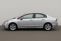Honda Civic Sedan VIII 2006–2011 Ikkunoiden alareunan kromilistat (6 kpl, ruostumaton teräs) Carmos - turkkilainen teräs kuva 1