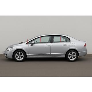 Ikkunoiden alareunan kromilistat (6 kpl, ruostumaton teräs) Honda Civic Sedan VIII 2006–2011 kuva 1