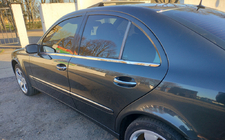 Mercedes E-class W211 2002–2009 Ikkunoiden ulkoreunalistat (ruostumaton teräs) SW, Carmos - turkkilaista terästä (6 kpl) kuva 9